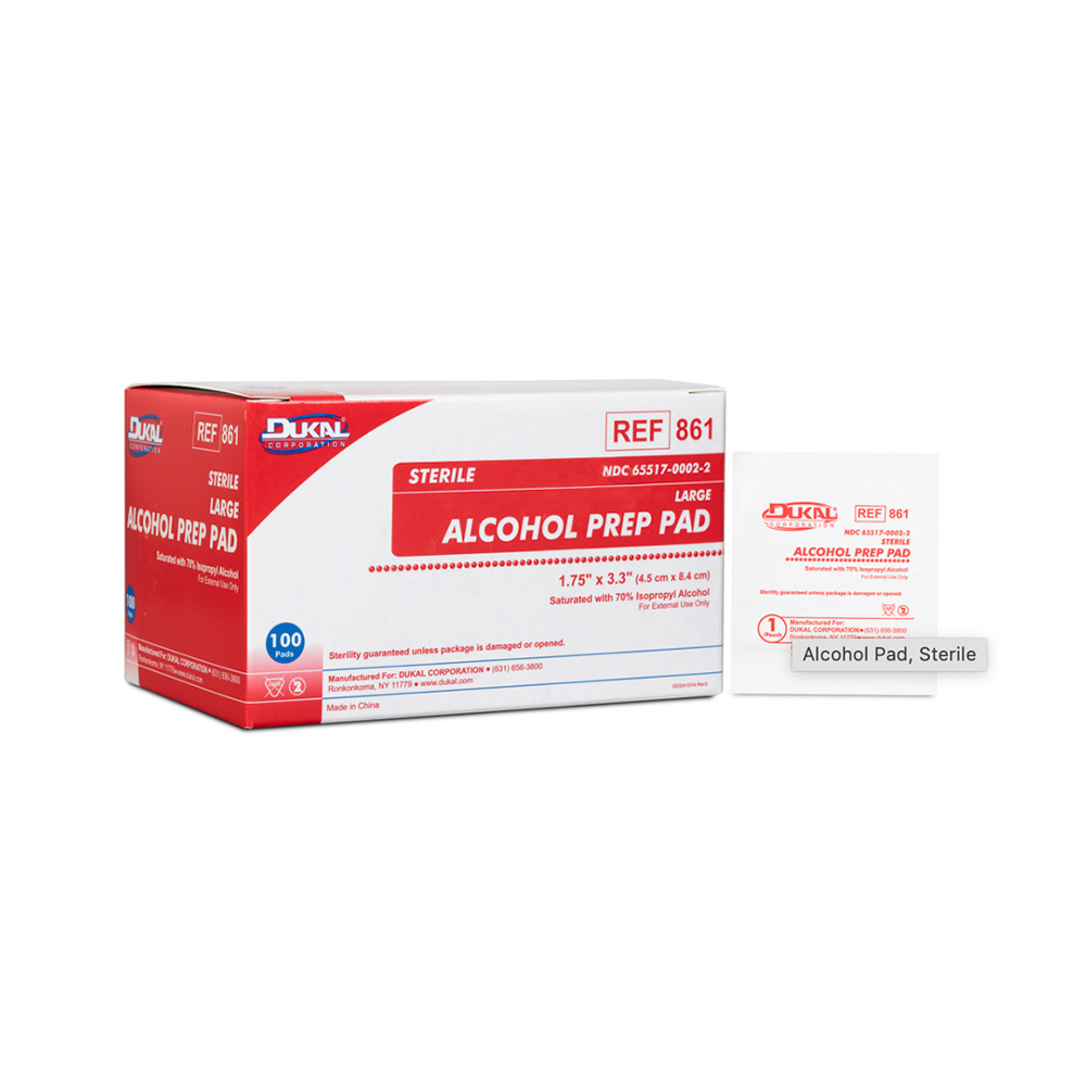 Dukal Alcohol Prep Pad - Sterile